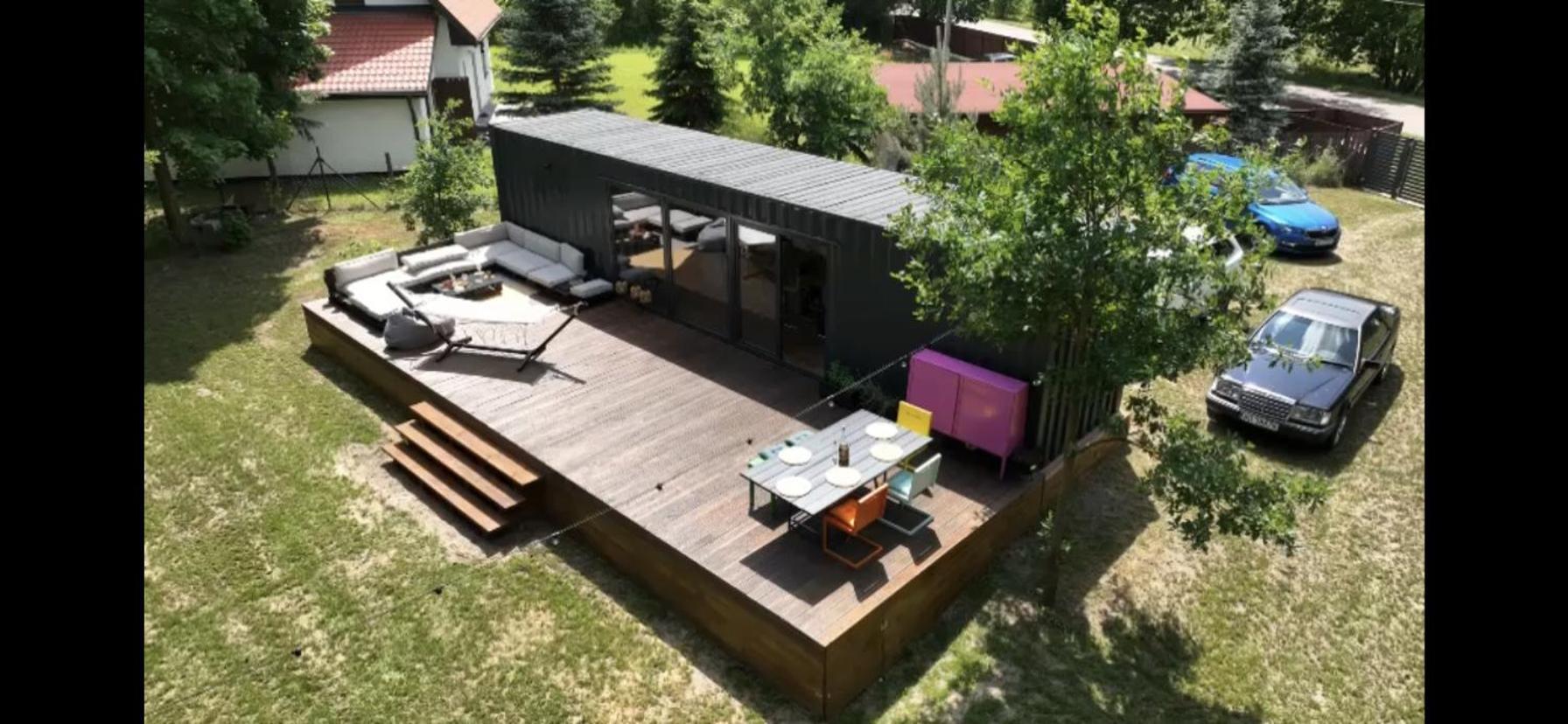 Kontener Nad Rzeka Holiday home Grabie
